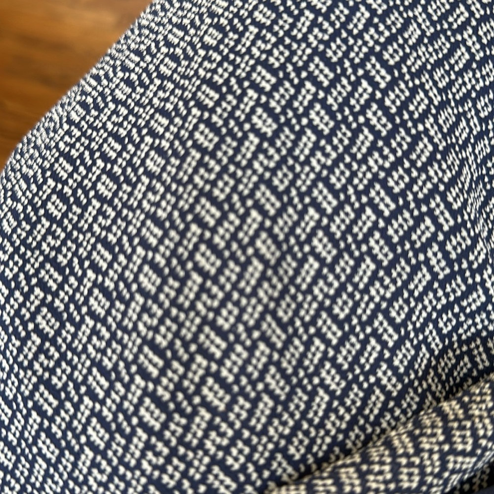 Joie Sz L Navy printed Maxi Dress - Picture 7 of 7